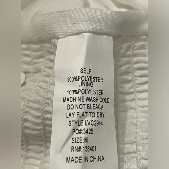 L Love Tailgating &‎ Touchdown White Top NWT - Picture 5 of 5